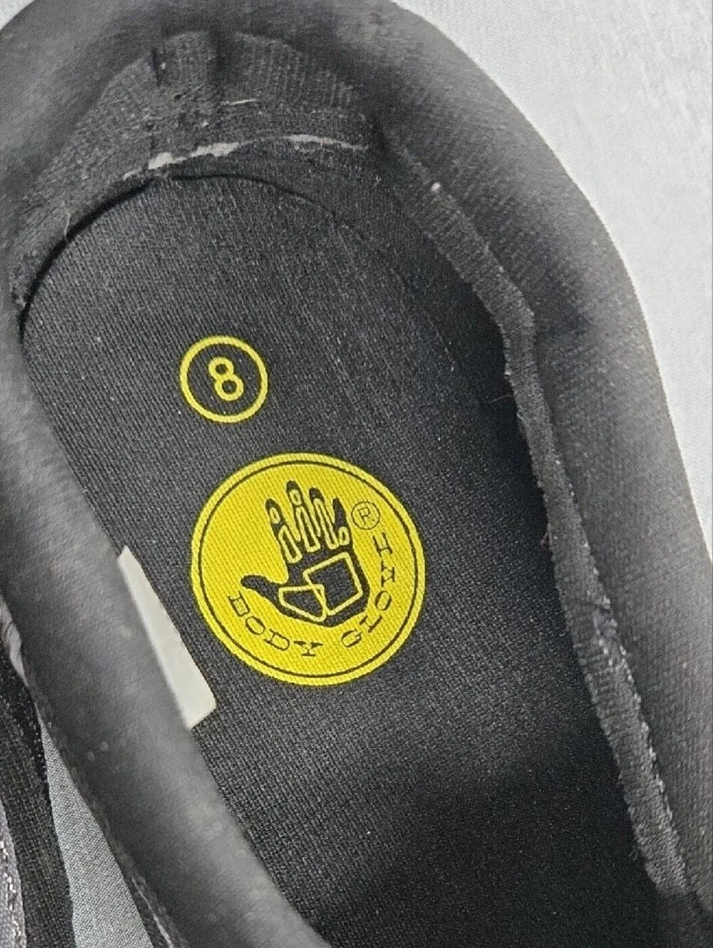 Body Glove Black and Yellow Slip-On Water Shoes
